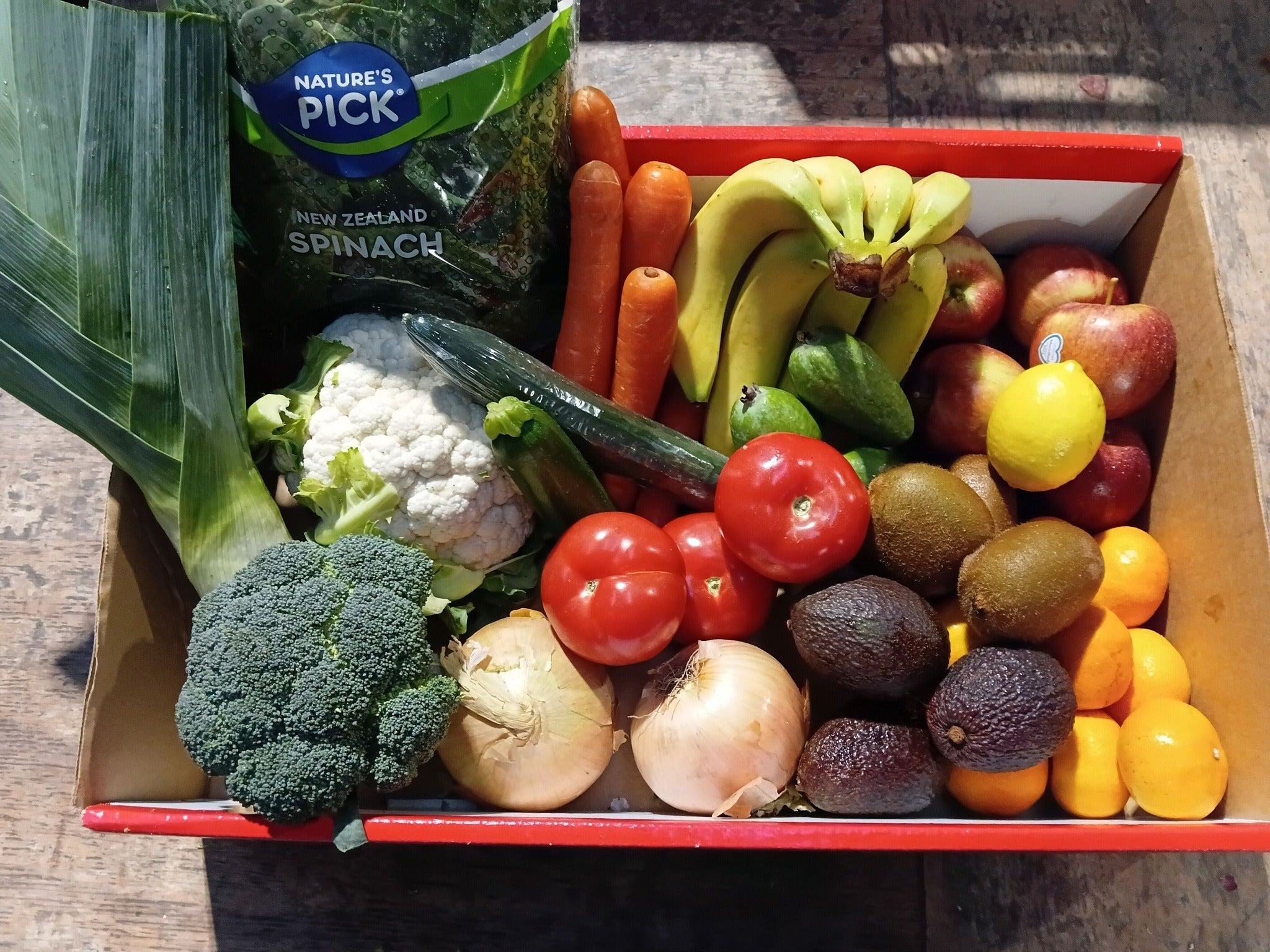 $50 mixed fruit and vege box