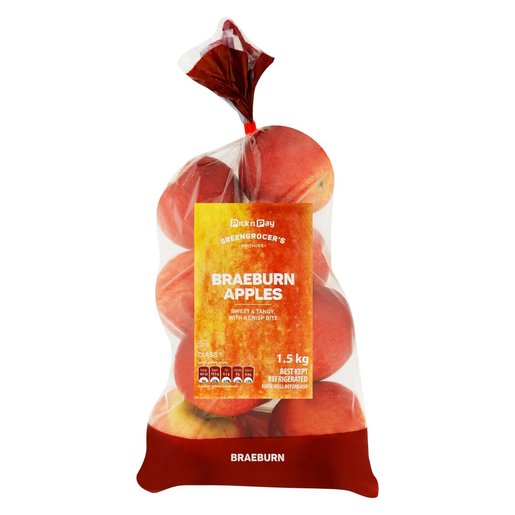 Apple - Braeburn - 1.5kg bag